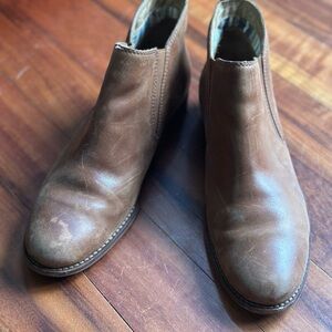 Women’s Brown Leather Chelsea Boots